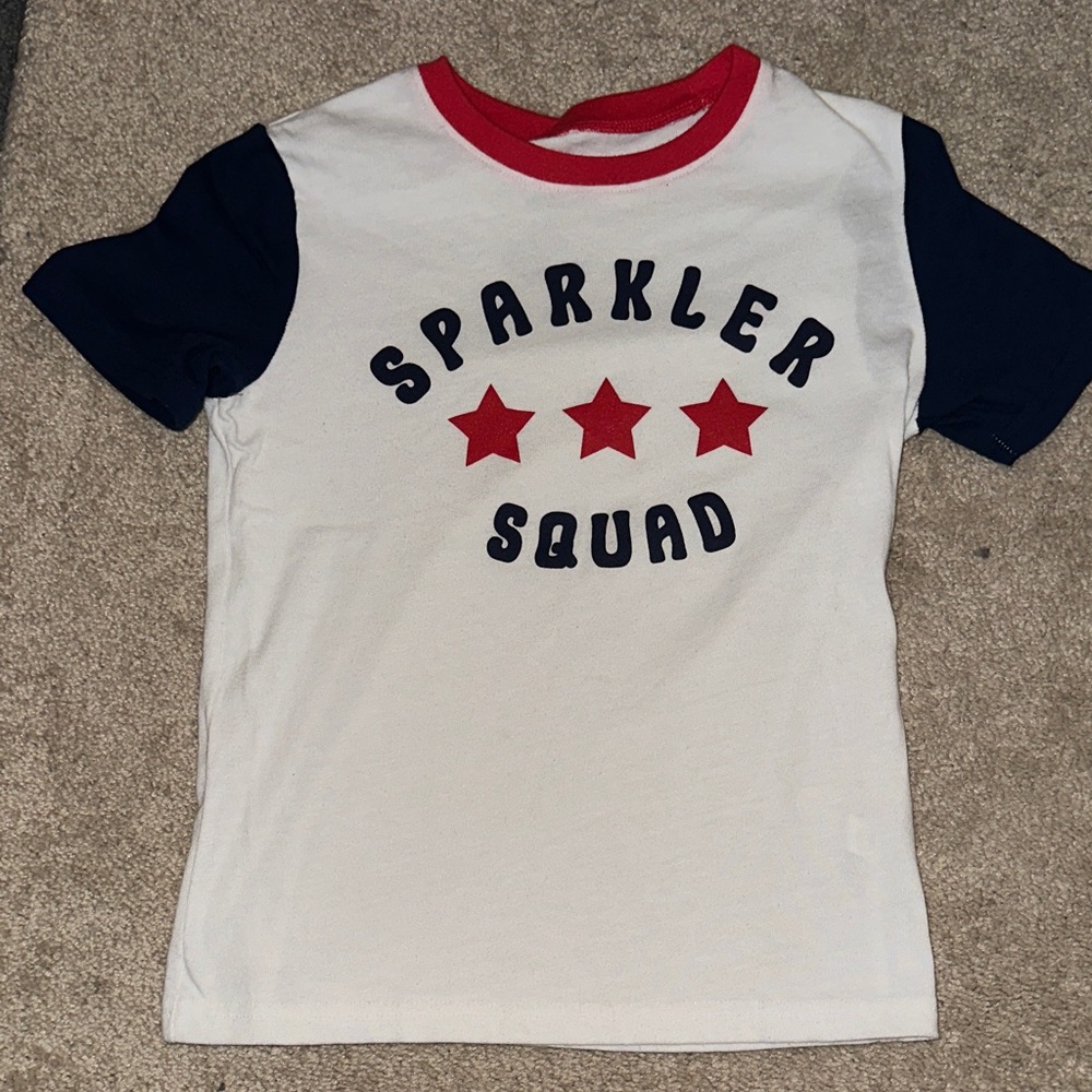 Jumping Beans Kids T-Shirt - Red, White, and Blue